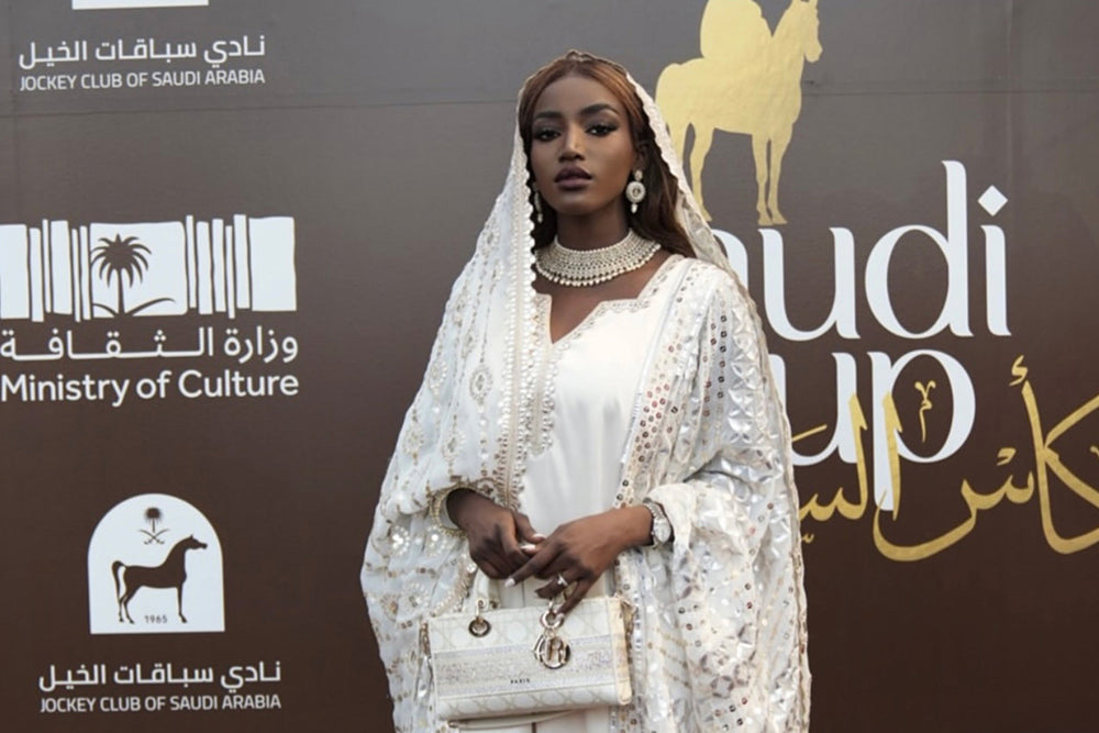 Abeer Sinder at Saudi Cup 2025 | Styled by Darin Madani
